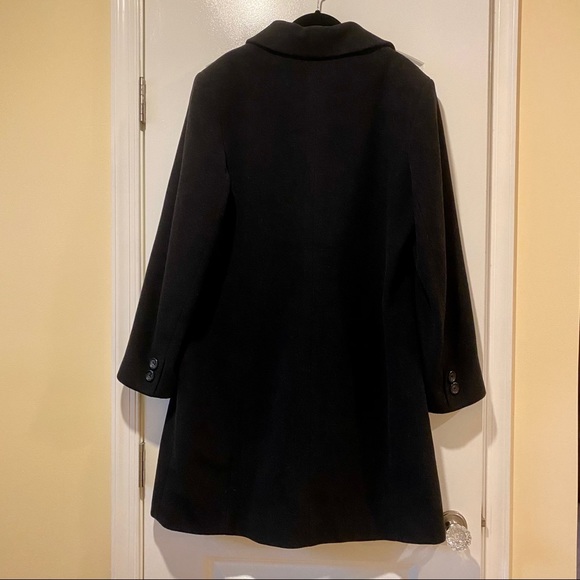 Jones New York Wool Coat - Black - 16 - Picture 2 of 5